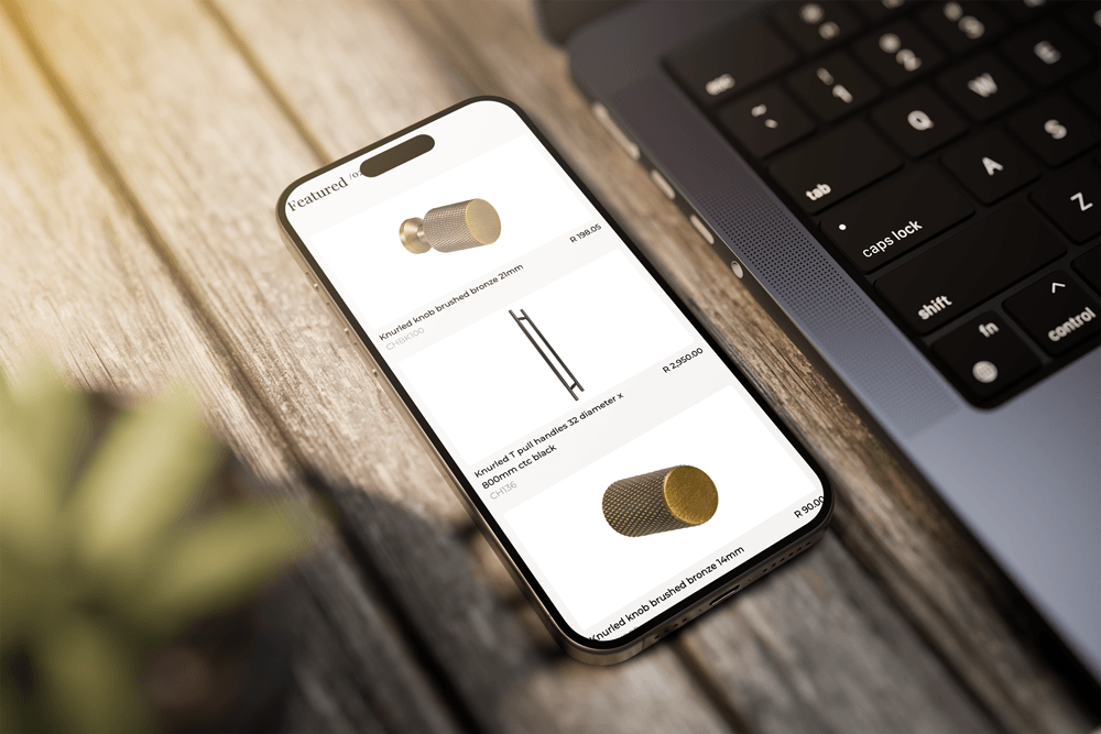 Handles Inc phone mockup