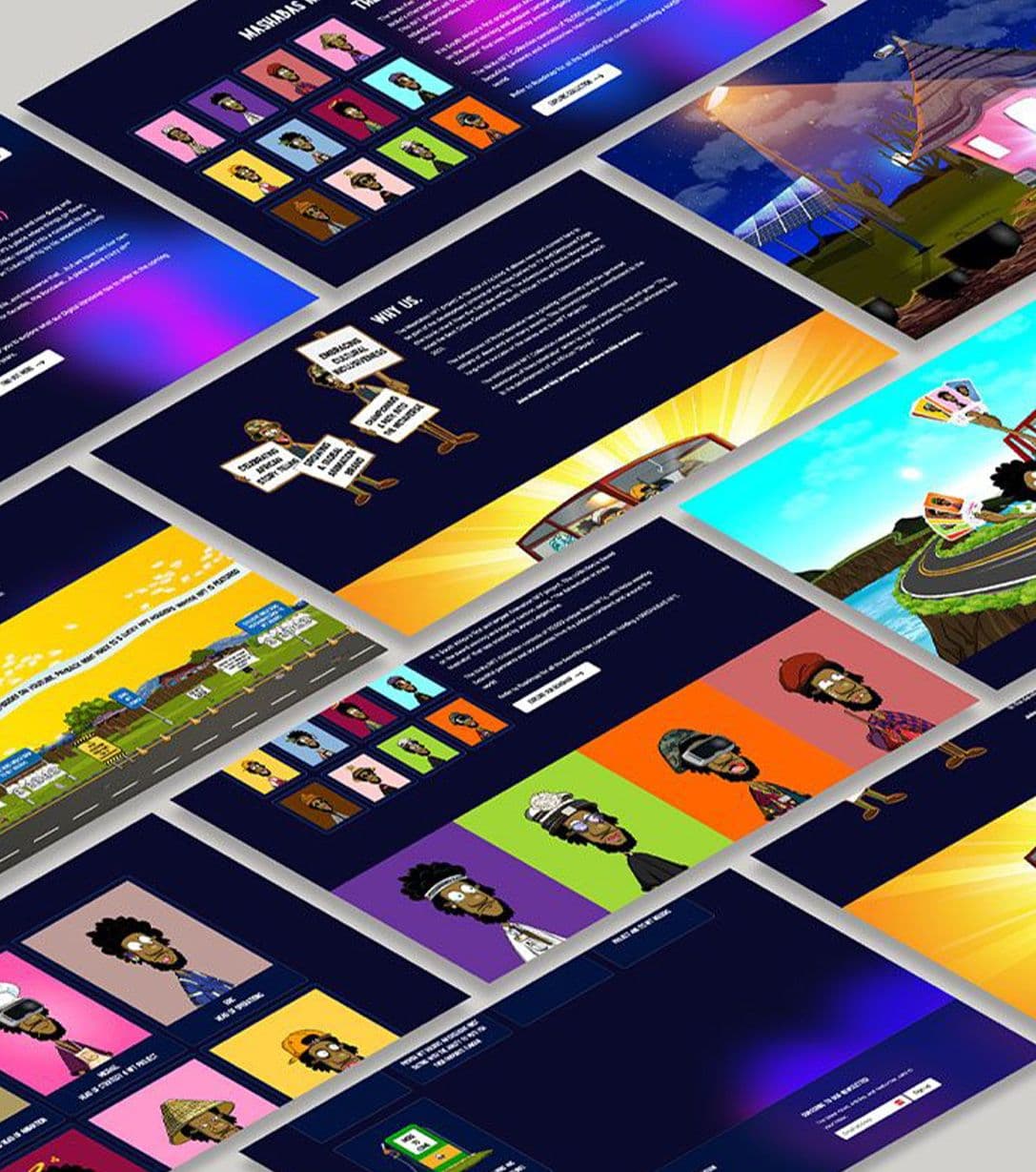 Noko Mashabas NFT Collection Website Development